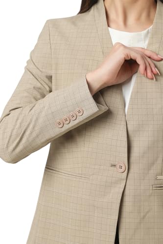 Van Heusen Women's Blazer (VWBZCRGPV42356_Beige