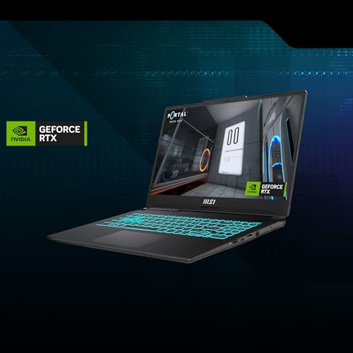 MSI Cyborg 15, Intel 12th Gen. i5-12450H, 40CM FHD 144Hz Gaming Laptop (16GB/512GB NVMe SSD/Windows 11 Home/MSO 2021/NVIDIA GeForce RTX 3050, GDDR6 6GB/Translucent Black/1.9Kg) A12UDX-1468IN