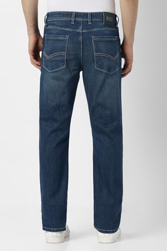 Van Heusen Men's Regular Jeans (VXDNCBTFC06335_Navy