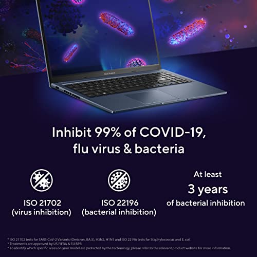 ASUS Vivobook 15,13th Gen,Intel Core i3-1315U (Intel UHD /16GB RAM/512GB SSD/FHD/15.6"/60Hz/Win 11/M365 Basic (1Year)*/Backlit Keyboard/Office Home 2024/Quiet Blue/1.70 kg) X1504VA-NJ2325WS