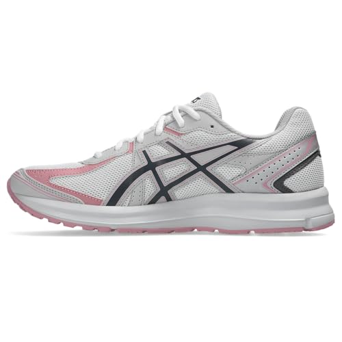 ASICS Unisex Jog 100S White/Carbon Sneakers - 12 UK Men/ 11 UK Women (1203A684.103)