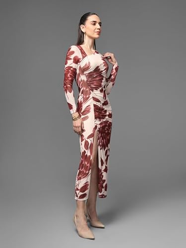 Kazo Clarke Maxi Dress (Wine_M)