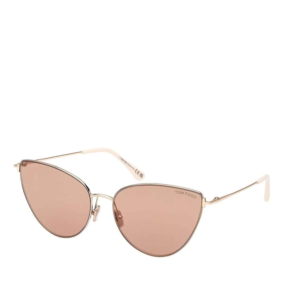 Tom Ford FT1005 32G Anais-02 Gold Sunglasses, Gold, 62/17/140