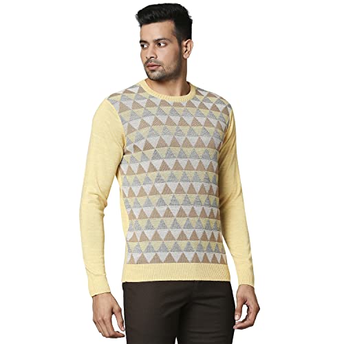 Raymond Medium Yellow Sweater (Size: 44)-RMWX01148-Y3