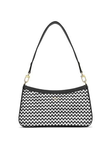 Da Milano Genuine Leather Black Shoulder Bag (00749B) (Small)