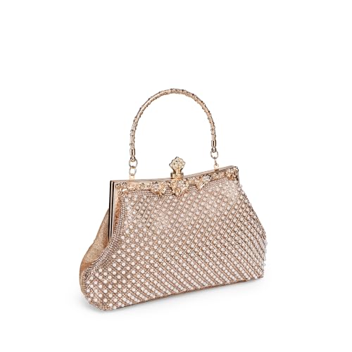 Lino Perros Texas Elysia Rose Gold Clutch