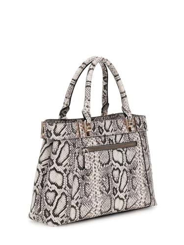 GUESS Natural Printed Anadela 3 Comp Satchel Bag