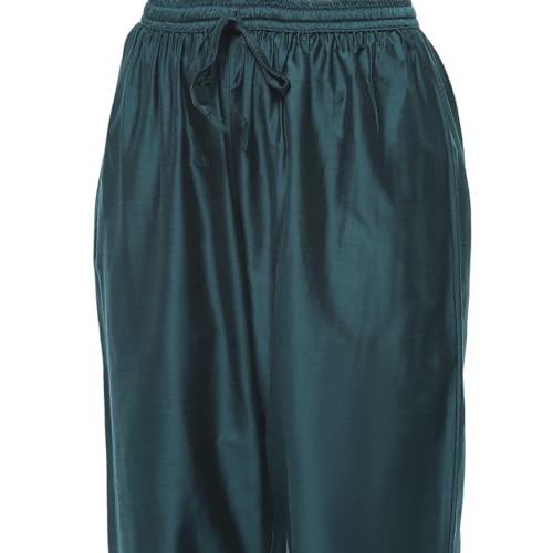 Rangriti Women's Viscose Blend Kurta Set (FSGLM22181SS25TEL_Teal