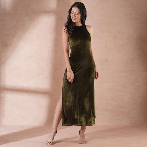 Globus Women Dress (GS571571_Green_L)