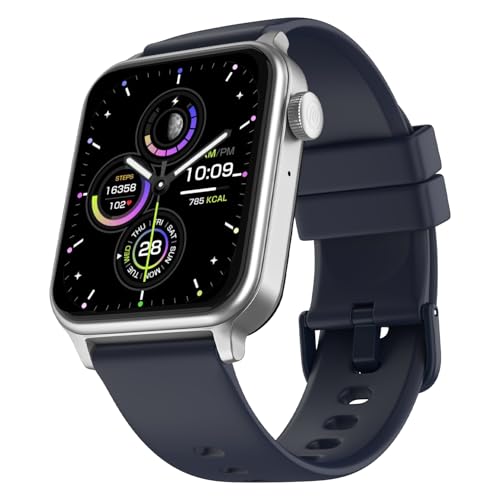 Noise Pulse Hyper Smart Watch with 21 Days Battery, 1.85" Display, AI Watch Faces, 100+ Sports Modes, Health Suite, SpO2 & Heart Rate Monitor, 1ATM Water Resistant(Space Blue)