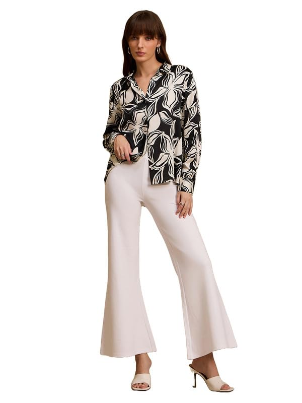 Kazo Jenna Flared Shapewear Jeggings White