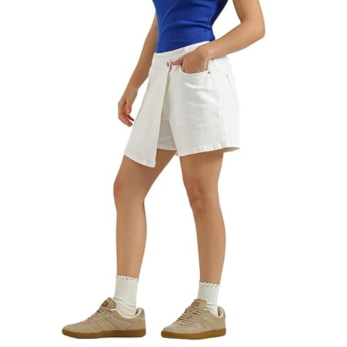 United Colors of Benetton Solid Regular Fit Skorts