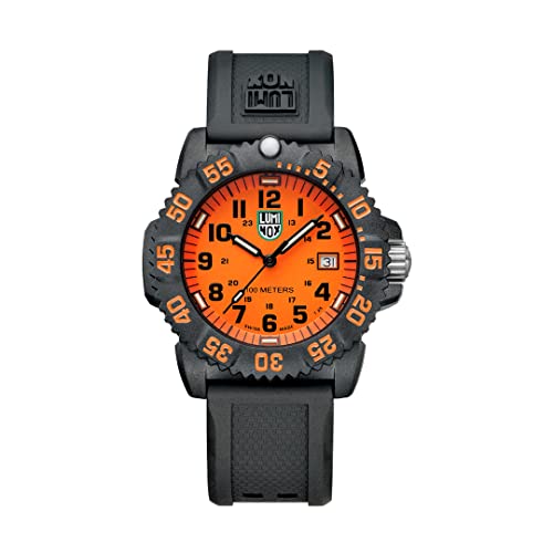 Luminox - G Collection Sea Lion X2.2079 - Mens Watch 38mm - Military Watch with Black Case/Band/Numbers Yellow Dial Date Function - 100m Water Resistant - Mens Watches - Swiss Made