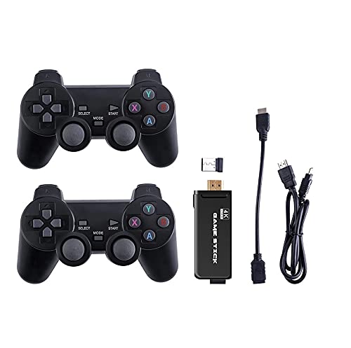 Careflection 4K HD TV video game Console built in 3000 Games PS1 Arcade Emulators game console Multiplayer wireless joystick Controller U8 3D game console