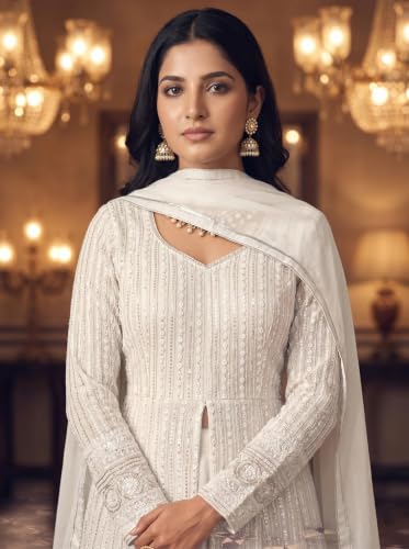 RUDRAPRAYAG Women Maxi Gown White