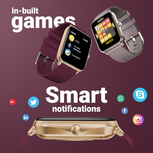 Fire-Boltt Ninja Call Pro Plus Fusion Smart Watch 1.83 inch with Bluetooth Calling, AI Voice Assistance, 100 Sports Modes IP67 Rating, 240 * 280 Pixel High Resolution (Wine)