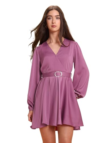 U.S. Polo ASSN. UWAW25DRS219 DK. Purple Womens Dress (UWAW25DRS219_Purple_S)