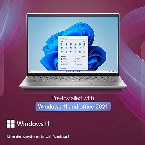 Dell Inspiron 5330 Laptop, Intel Evo Platform Powered by Intel Core i7-1360P Processor/16GB LP DDR5/1TB SSD/13.3" (33.78cm) QHD+ 300 nits/Win 11 + MSO'21/15 Month McAfee/Platinum Silver/1.24kg