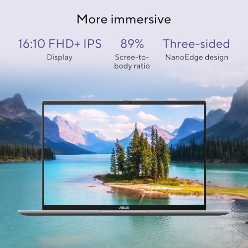 ASUS Vivobook 16, Snapdragon X, 16GB RAM, 512GB SSD, FHD+ 16", Windows 11, Office Home 2024, Cool Silver, 1.88kg, X1607QA-MB050WS, Qualcomm Adreno iGPU, 45TOPS, M365 Basic(1Year)* Laptop