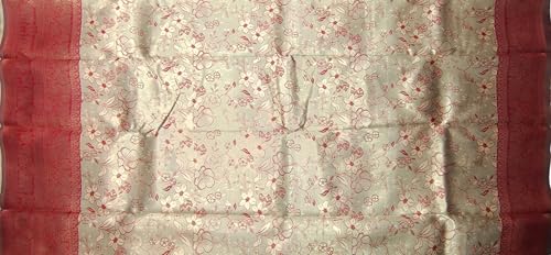 SREE KUMARAN Women's Kanchipuram Kubera Silk Pure Pattu Sarees With Blouse (VSK274-1)