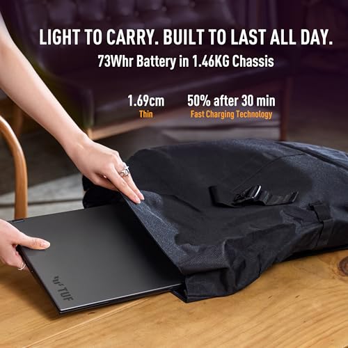ASUS TUF A14 (2026),AMD Ryzen AI 9 465,RTX 5060-8GB,16GB RAM,512GB SSD,FHD+,14"(35.5 cm),165Hz,Windows 11 Home,M365 Basic(1Y),Office 2024,Jaeger Gray,1.4 Kg,FA401GM-RG038WS,Gaming Laptop