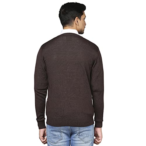 Raymond Dark Brown Sweater (Size: 42)-RMWX01112-O7