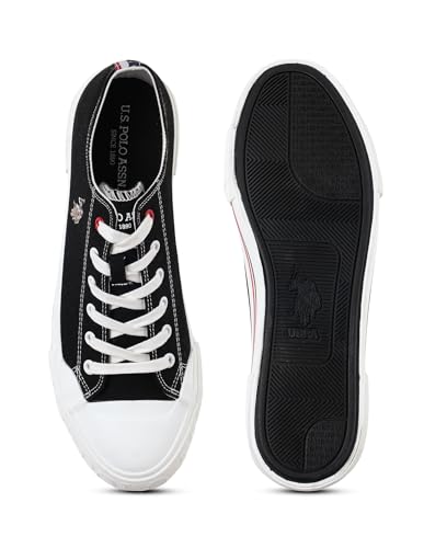 U.S. Polo Assn. USPA|Drew 2.0|Black Stylish Casual Sneaker Shoes for Man