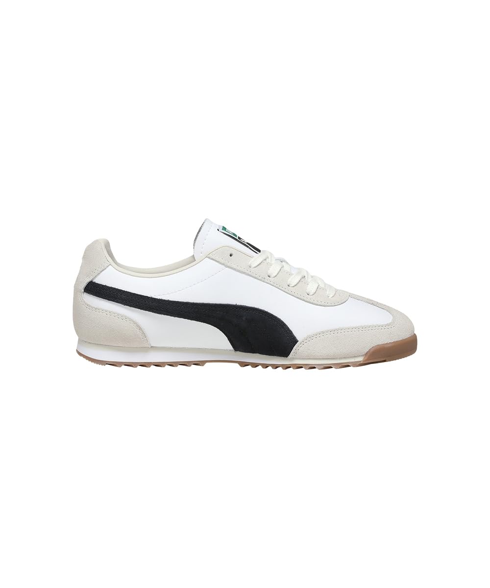 PUMA , Unisex-Adult, Arizona Retro, White-Black, Sneaker, 11UK, (40235302)