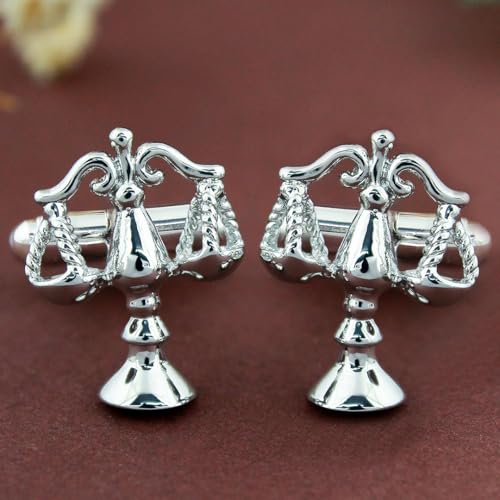 Peluche My Fair Gentleman Silver- Cufflinks for Men
