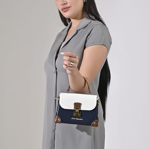 Lavie Signature Women's Beaufort Flap Satchel Bag | Satchel Handbag for Work | Ladies Purse | Stylish Shoulder Bag | Gift for Women