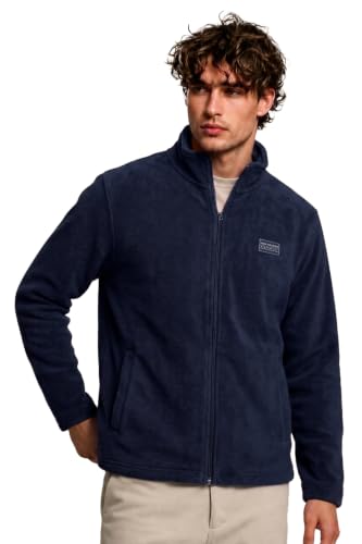 Van Heusen Men Feather Light Fleece Jacket with Zipper Pockets