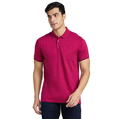 Park Avenue Dark Red T-Shirt (Size: 39)-PMKA00486-R7