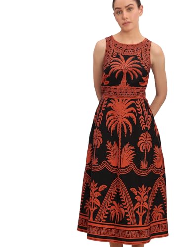 VERO MODA Womens Midi Dress Jet Black