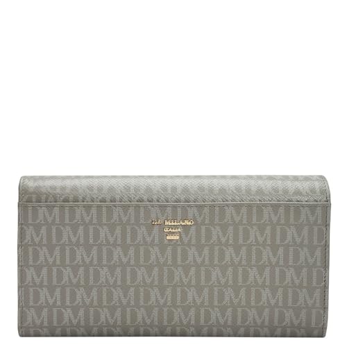Da Milano Leather Sling Wallet for Women - Grey (LSW-10442)