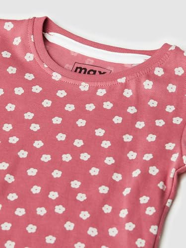 Max Girls Printed T-Shirt - Pack of 3 (Multicolour_18-24 M)