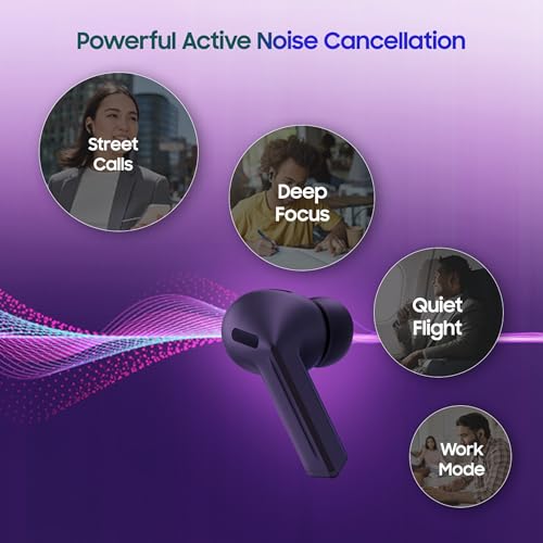 Samsung Galaxy Buds3 FE (Black) with Galaxy AI | ANC | 360-Audio | IP54 | 11mm Dynamic Driver