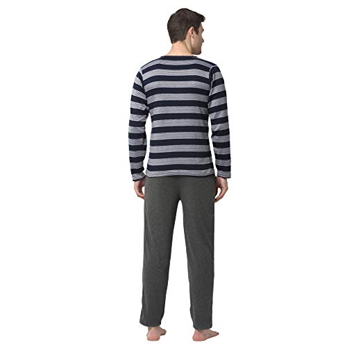 Mack JONNEY Regular fit Multicolor Mens Night Suits(Pack of 1) MACK635952