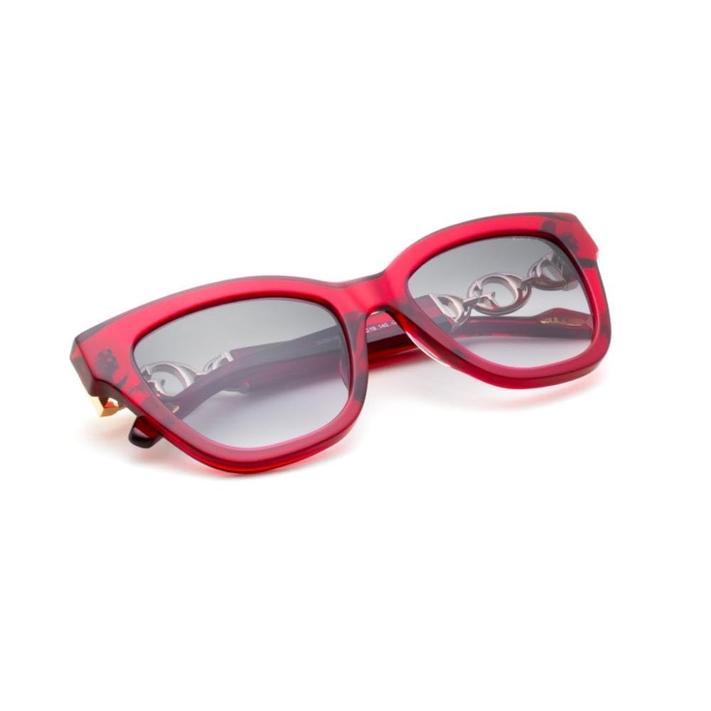 GUESS 100% UV protecetd | Gradient | Medium | Full Rim | Square | Frame: Red | Lens: Grey