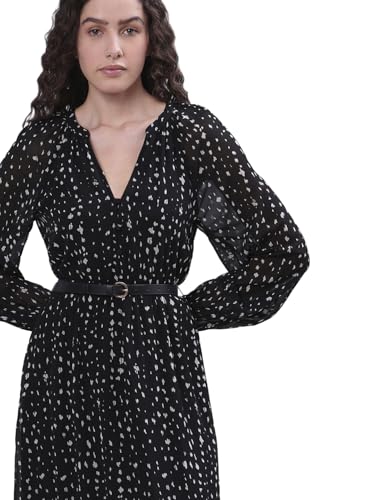 VERO MODA Womens Midi Dress Black