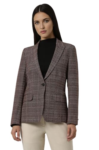 Van Heusen Women's Blazer (VWBZFRGFZ54749_Brown
