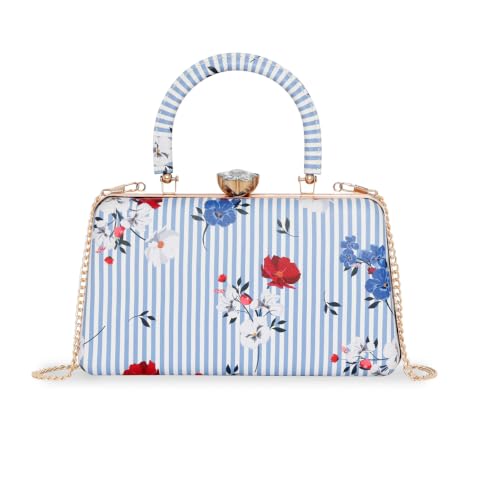 ESBEDA Blue Color Saronno Clutch For Womens | ESBEDA Clutches, Printed Clutches For Women's,