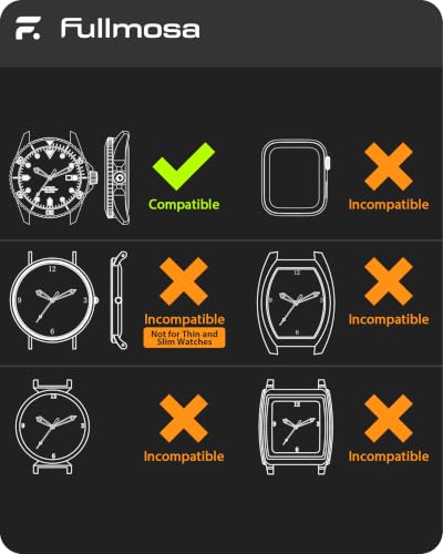 Fullmosa 20mm No‑Gap Curved Silicone Watch Strap, Grey | [No Watch] Premium Watch Band for Samsung Galaxy Watch 7/6/5/4 40mm 44mm,Garmin Vivoactive,Noise ColorFit Ultra,boAt Vertex