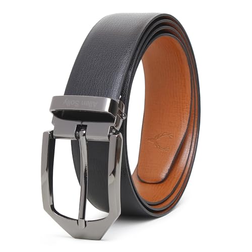 Men Brown Textured Formal Belt