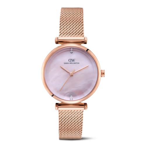 Daniel Wellington Round 32mm Pink Dial Analog Women Watch - DW0DL3301