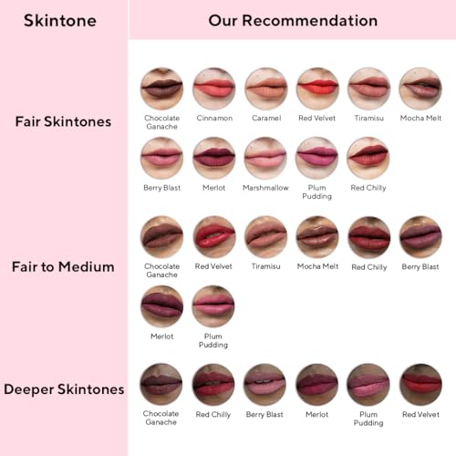 Blur India Call Me Daddy Red Wine Romance- Plum & Cherry Red Liquid Lipstick Duo | 5ml Each