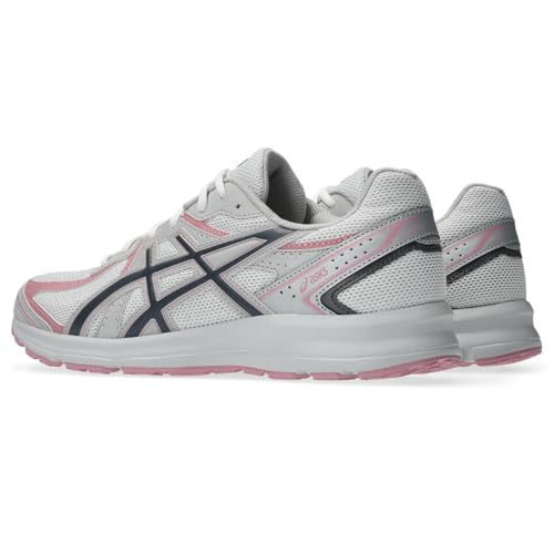 ASICS Unisex Jog 100S White/Carbon Sneakers - 12 UK Men/ 11 UK Women (1203A684.103)