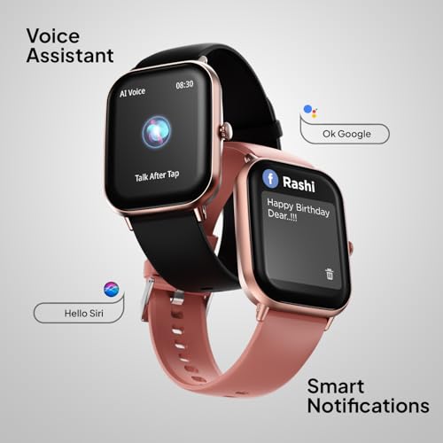 Fire-Boltt Ninja Call Pro Max Smart Watch 2.01” HD Display, Bluetooth Calling, AI Voice Assistant, 120 Sports Modes, IP67 Waterproof, SpO2 Monitor, Smart Watch for Man & Woman- G Black