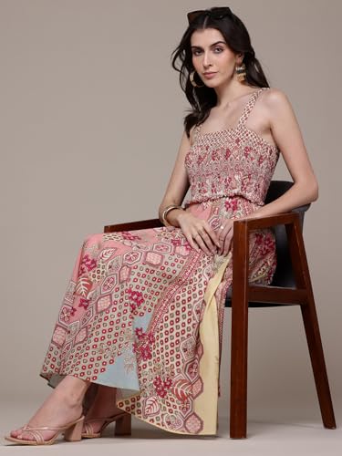 Label RITU KUMAR Pink Azariya Long Dress