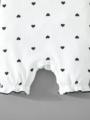 Hopscotch Bow Applique Ruffled Romper (9-12 Months)