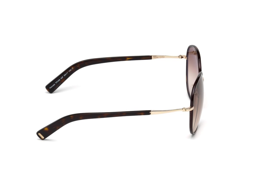 Tom Ford UV Protected Brown Geometric Full rim Sunglasses for Women - FT0498 59 52F